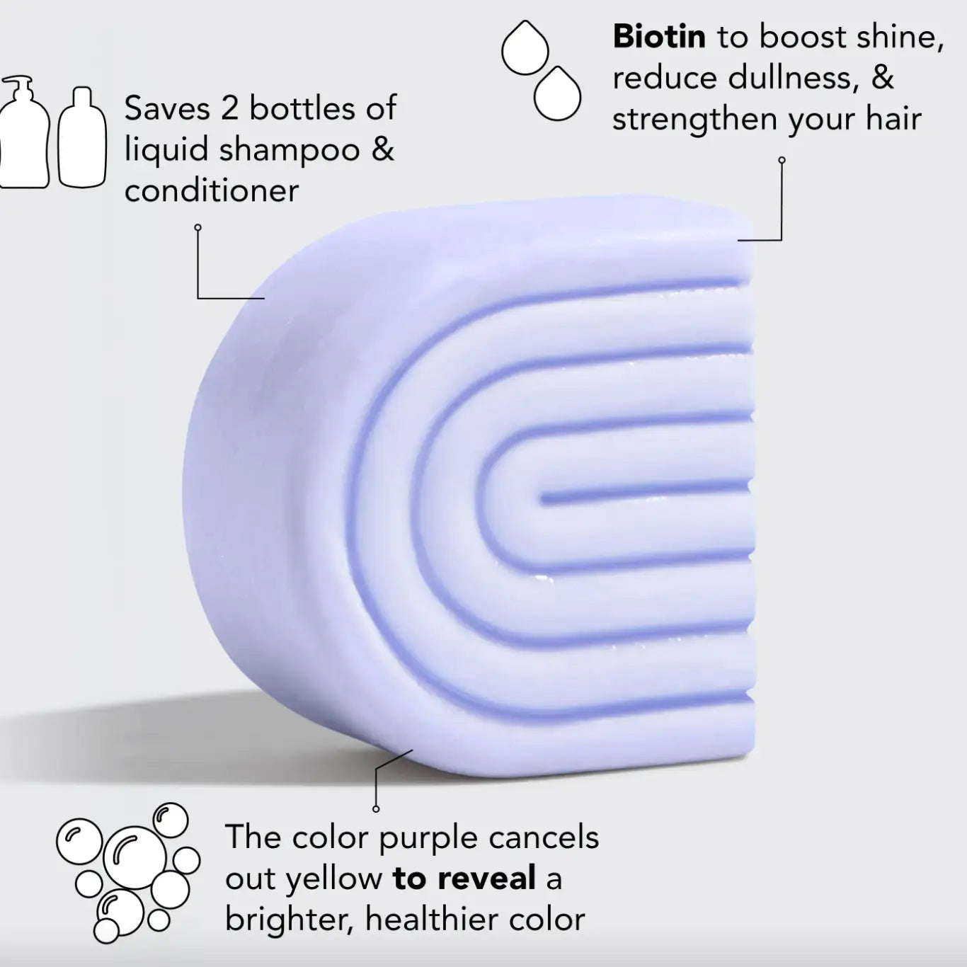 Kitsch Purple Toning Solid Conditioner Bar