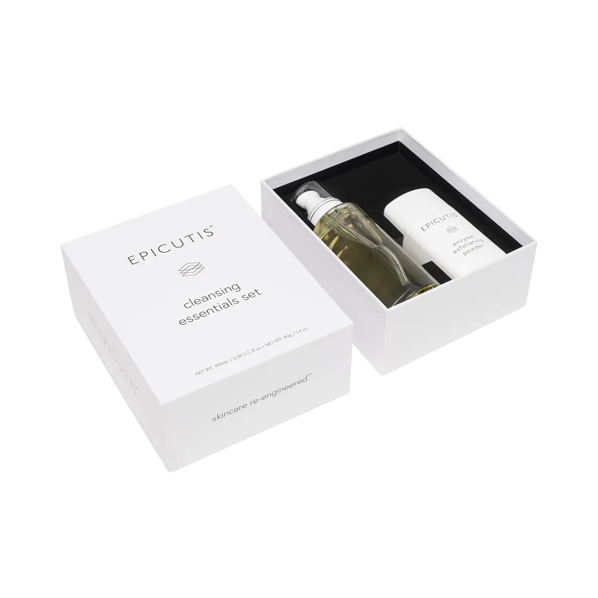 Epicutis Cleansing Essentials Set - Oil Cleanser and Powder