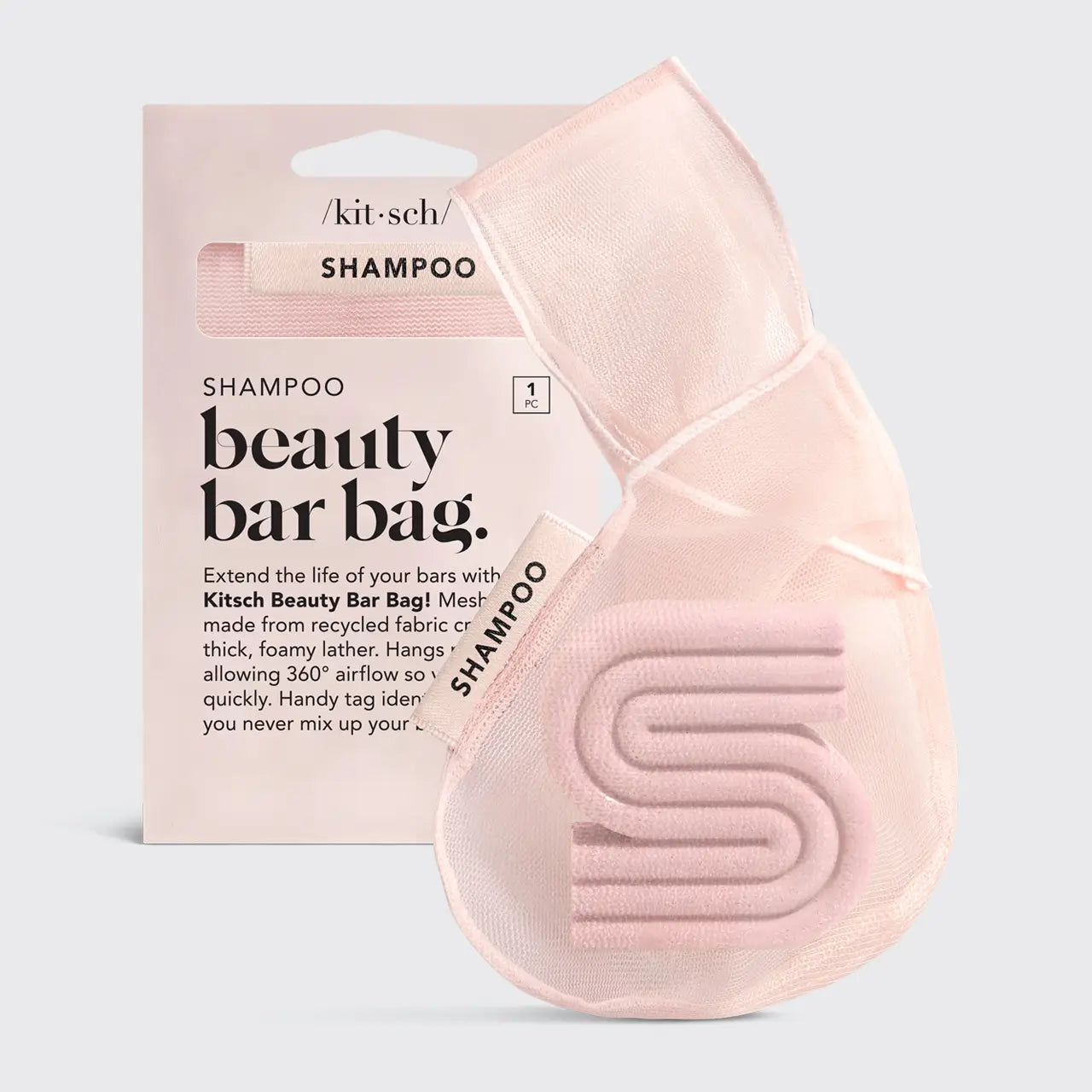 Kitsch Shampoo Beauty Bar Bag - Blush