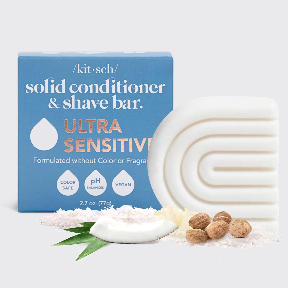 Kitsch Ultra Sensitive Conditioner & Shave Bar Fragrance-Free